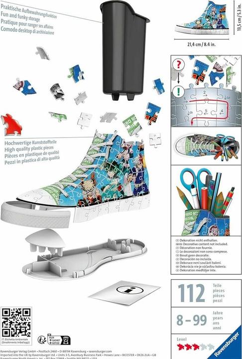 Actual product image Ravensburger Sneaker My Hero Academia (108 pieces)
