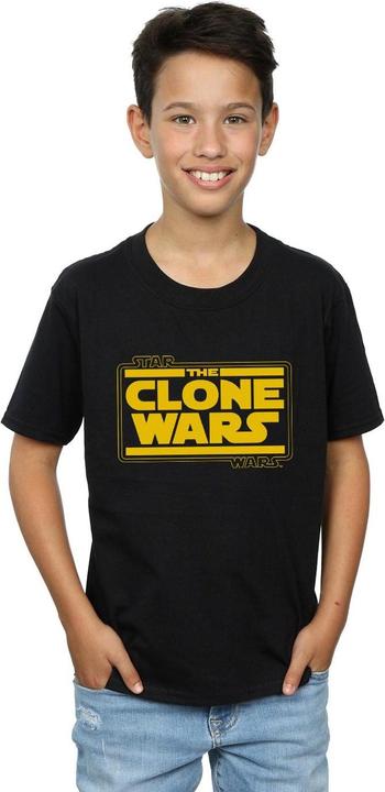 Produktbild Star Wars Clone Wars Logo TShirt Jungen (140, 146)