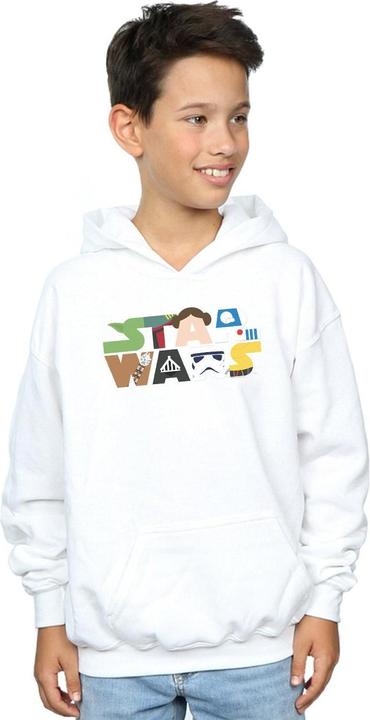 Image du produit Star Wars - Sweat à capuche CHARACTER LOGO - Garçon (140, 146)