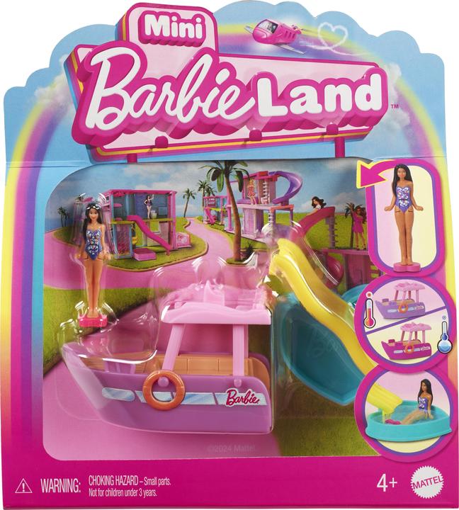 Barbie Mini BarbieLand Traumboot mit Puppe