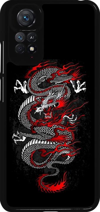Immagine prodotto PhoneLook Copertina stile giapponese Dragon Tattoo Rosso Nero (Oppo A11s, Xiaomi Redmi Note 11)