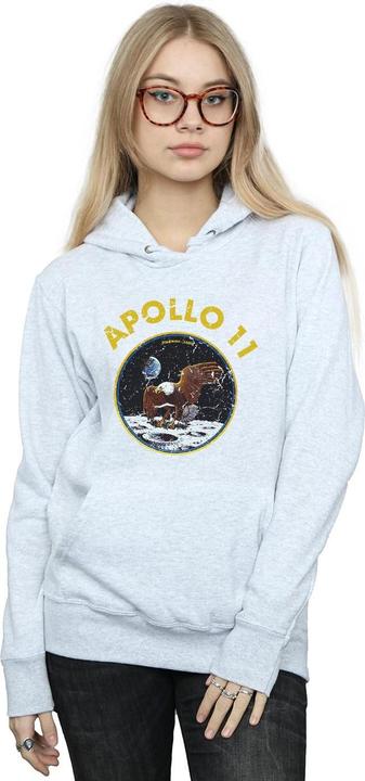 Actual product image Nasa Womens/Ladies Classic Apollo 11 Hoodie (XL)