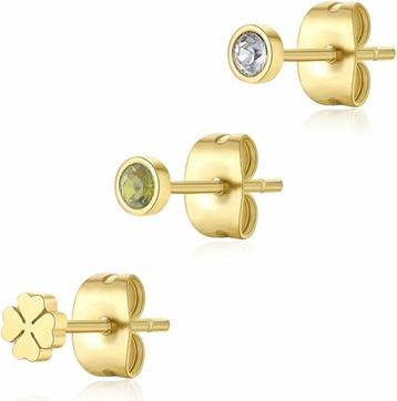 Sagapo S'Agapo Set Of Three Gold-Plated Lucky Click Sck168 Earrings
