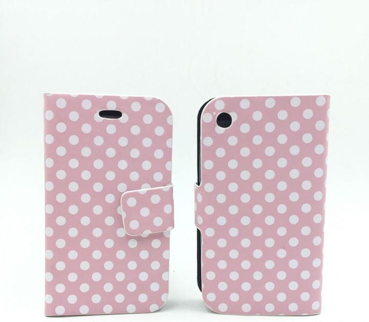 Produktbild König Design Schutzhülle Tasche (Flip Quer) für Handy Apple iPhone 3 / 3G / 3GS Rosa (Apple iPhone 3GS, Apple iPhone 3G)