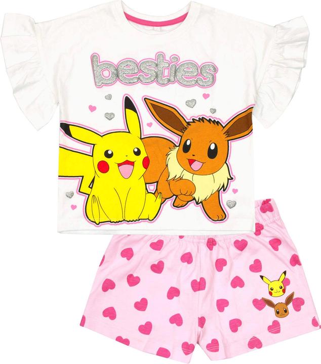Produktbild Pokémon Besties Schlafanzug Mit Shorts Mädchen (104)