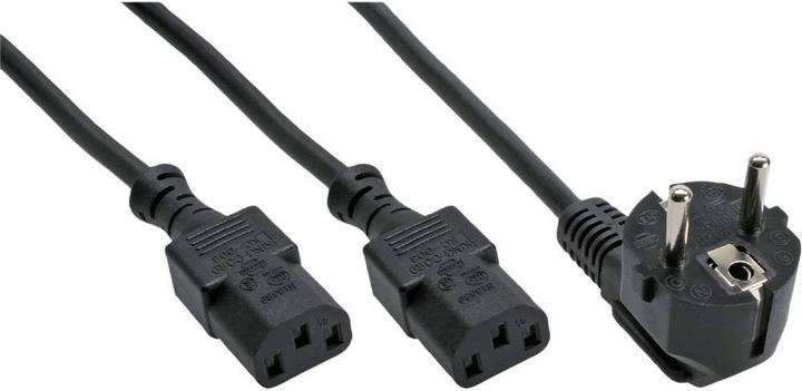 Produktbild InLine Netz-Y-Kabel (1 m)