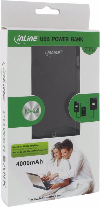 Produktbild InLine USB Zusatzakku (4000 mAh, 14.80 Wh)