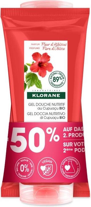 Image du produit Klorane Gel douche Fleur d'Hibiscus Promo duo gel (200 ml)