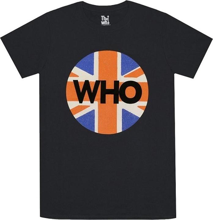 Actual product image The Who Unisex Adult Union Jack Cotton T-Shirt (L)