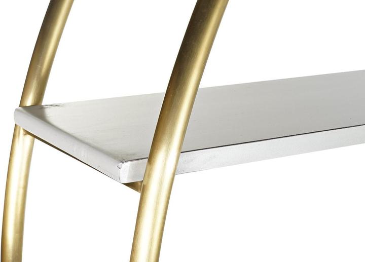 Produktbild DKD Home Decor Shelves 160 x 35 x 180 cm Golden Metal White Poplar (160 x 35 x 180 cm)