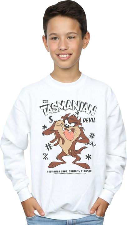 Actual product image Looney Tunes Boys Tasmanian Devil Vintage Sweatshirt (140, 146)