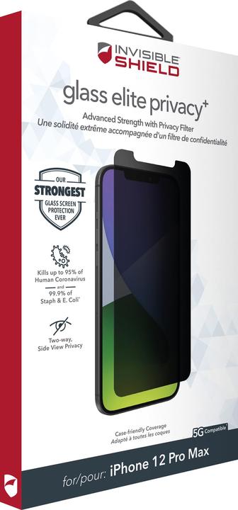 Image du produit Zagg Invisibleshield Glass Elite (1 pièce(s), Apple iPhone 12 Pro Max)