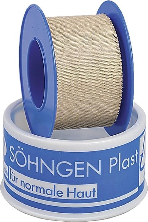 Actual product image Söhngen Roll plaster Plast Dimensions: 2.5 cm x 5m (W x L) Colour: brown (1 x)