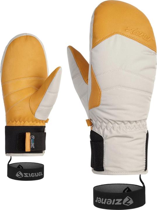 Actual product image Ziener Alpine Gloves Women's ski mittens KALEA beige - 7 (7)