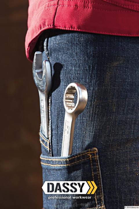 Produktbild Dassy Stretch-Arbeitsjeans Knoxville jeansblau Gr. 52 (52)