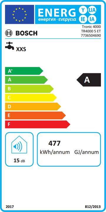 Image du produit Junkers Chauffe-eau instantané TR4000 5 ET 4,5 kW 1 MPa (7736504690)