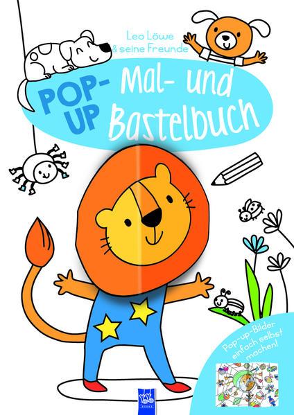 Immagine prodotto Libro pop-up da colorare e da creare - Lion (Tedesco, 2020)