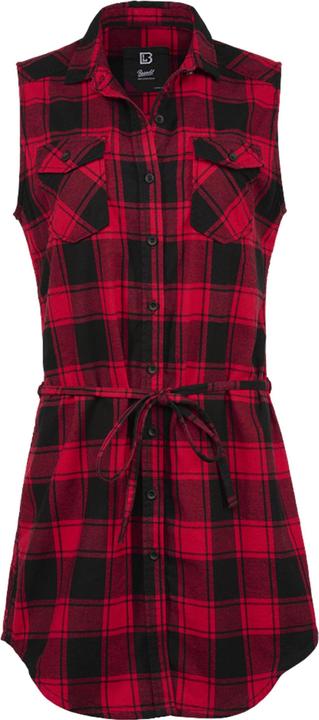 Produktbild Brandit Damen Gracey Longshirt Top Grösse XS Farbe Rot/Schwarz (XS)