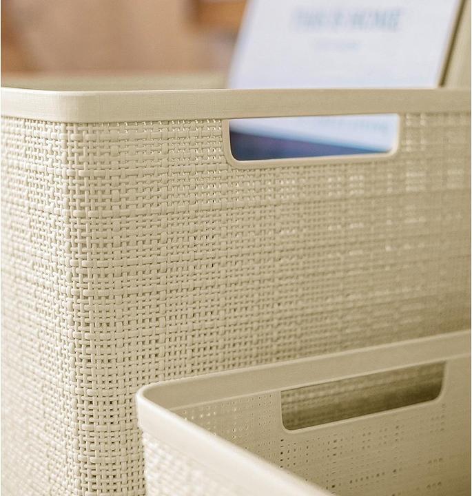 Image du produit Curver Panier Jute Cube 17l (1 x, 27 x 27 x 27 cm)
