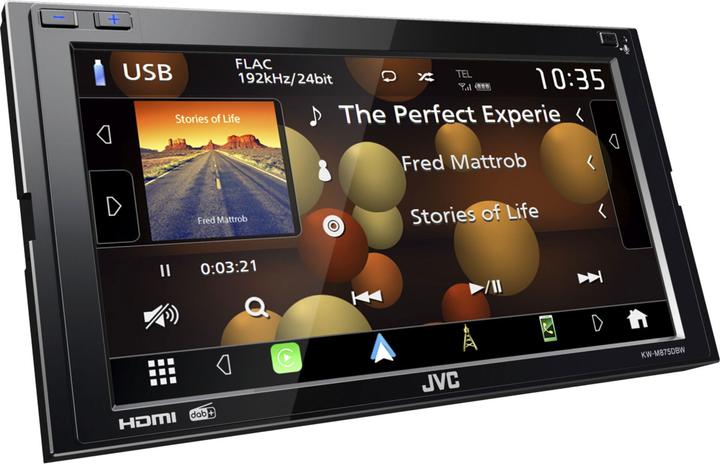 Productafbeelding JVC KW-M875DBW (Android auto, Apple Carplay)