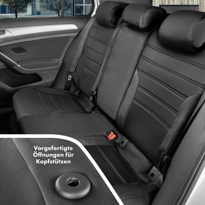 Image du produit Walser Housse de siège pour Ford Fiesta VI (CB1, CCN) 06/2008-aujourd'hui, 1 housse de banquette arrière
