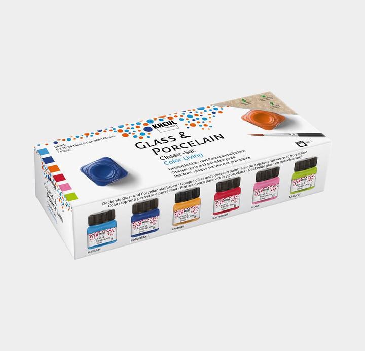 Produktbild Kreul Glass & Porcelain Color Living-Set (Multi, 120 ml)