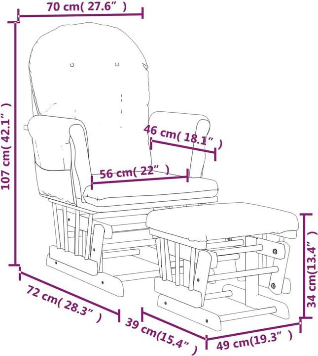 Actual product image VidaXL Robertina