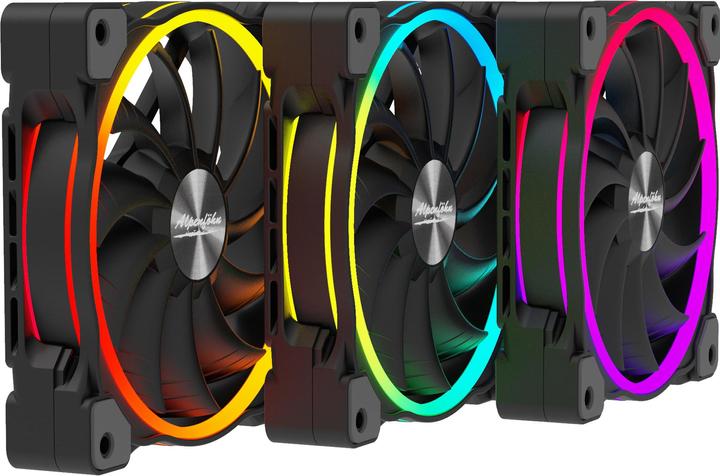 Actual product image Alpenföhn 120mm Wing Boost 3 ARGB High Speed PWM Fan, Triple (120 mm, 3 x)