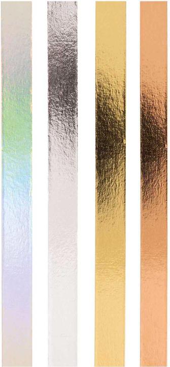 Immagine prodotto Rico Design Washi Tape Metallic 1,5 cm x 5 m, Multicolore, 4 pezzi