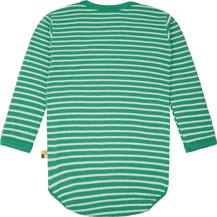 Actual product image loud + proud Wrap-around body long sleeve striped with rib (80)