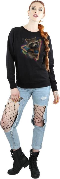 Produktbild Guardians Of The Galaxy Neon Rocket Sweatshirt (XXL)