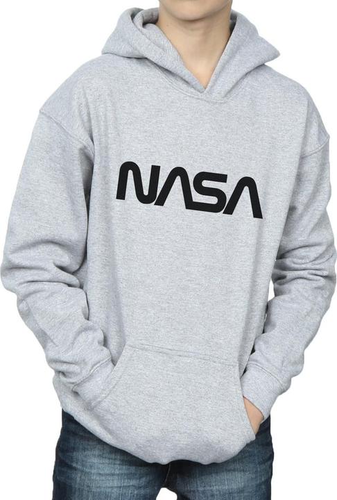 Immagine prodotto Nasa Modern Logo Felpa con Cappuccio Ragazzi (140, 146)