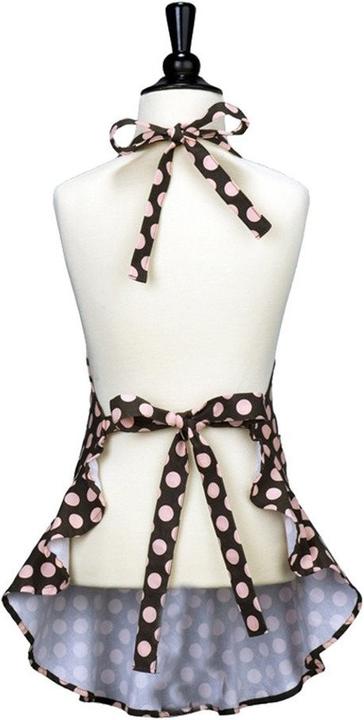 Image du produit Jessie Steele Tablier enfant brun à pois roses