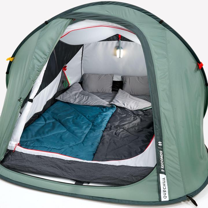Actual product image Quechua Wurfzelt 2 Seconds für 2 Personen blau (Pitching tent, 2.90 kg, 2 persons)