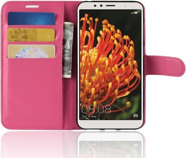 Produktbild MU Classic Litchi Leder Bookcover Series (Huawei Y6 (2018))