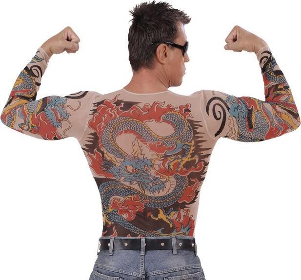 Immagine prodotto Widmann Camicia tatuaggio - tigre e drago (M, L)