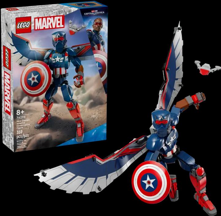 Produktbild LEGO New Captain America Baufigur (76296, LEGO Marvel)