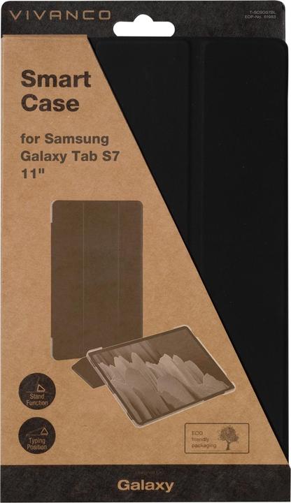 Immagine prodotto Vivanco Custodia intelligente per Samsung Galaxy Tab S7/S8 nero (S8, Galaxy Tab S7)