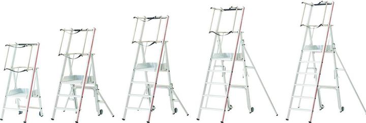 Actual product image Hymer-Leitern Plattformleiter ProTect C 3 Stufen (Platform ladder, 186 cm)