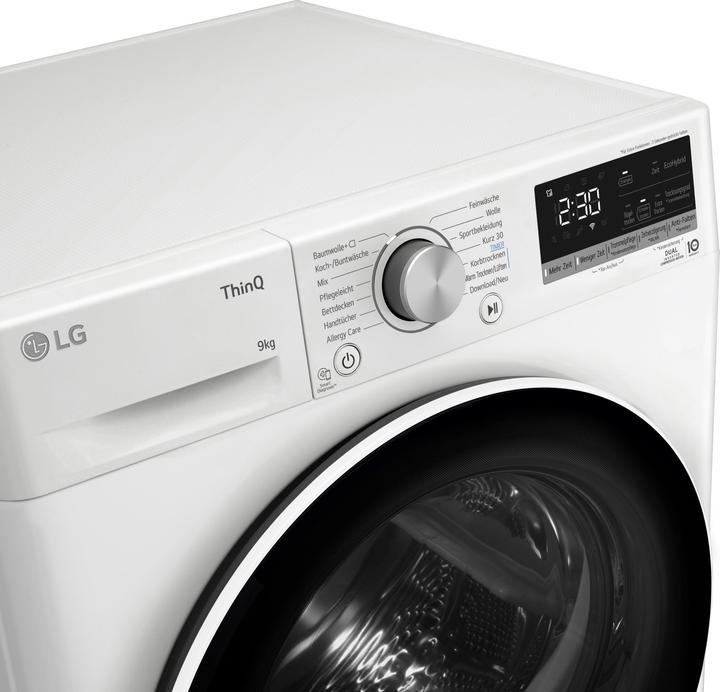 Immagine prodotto LG V9R09TC (9 kg, Modificabile, A destra, Spina UE)