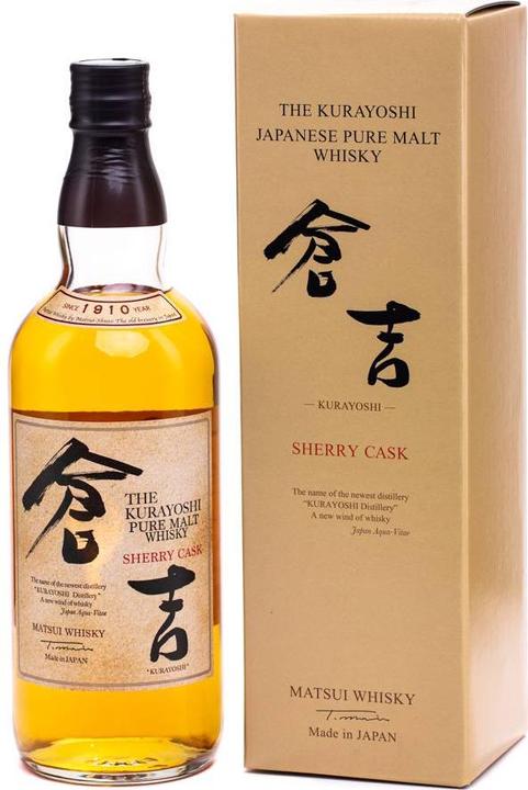 Produktbild Matsui Shuzo The Kurayoshi Sherry Cask Pure Malt Whisky (Blended Malt Whisky, Japanischer Whisky, 1 x 70 cl)
