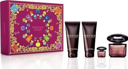 Produktbild Versace Crystal Noir Gift Set - 90ml Eau De Parfum And 100ml Body Lotion (Parfum set)