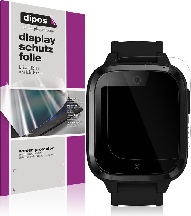 Actual product image Dipos Screen Protector Crystalclear for XPLORA Kidzi Smartwatch
