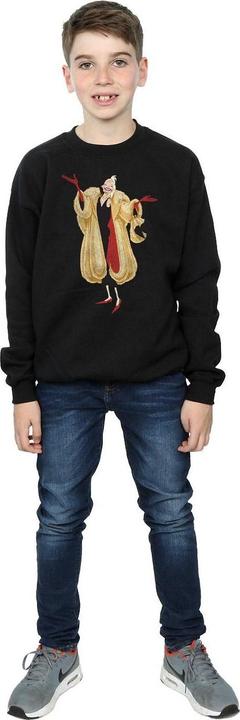 Actual product image Disney Boys 101 Dalmatians Classic Cruella De Vil Sweatshirt (140, 146)