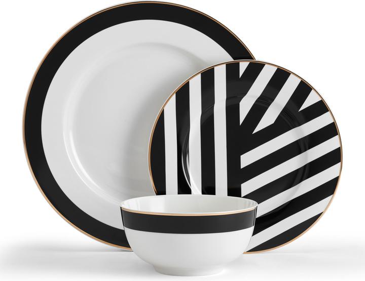 Produktbild Mikasa Luxe Deco 12-Piece China Dinner Set (12 Stück)