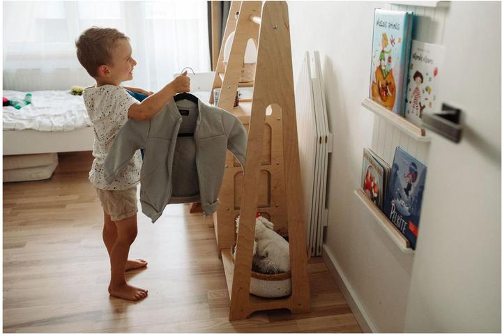 Actual product image Duck Woodworks Children's wardrobe with drawers