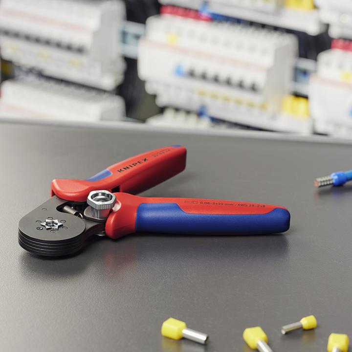 Produktbild Knipex Selbsteinstellende Crimpzange für Aderendhülsen (180 mm)