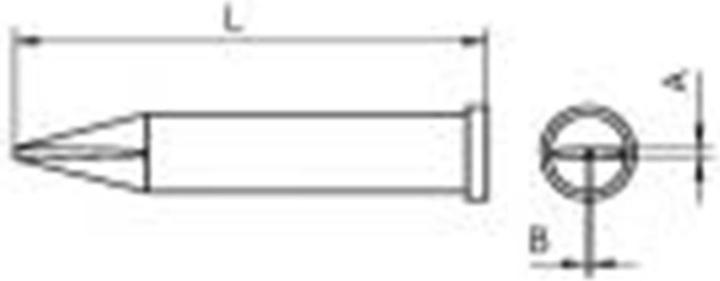 Actual product image Weller Erem XT H Soldering Tip 0.8 mm (Soldering tip)