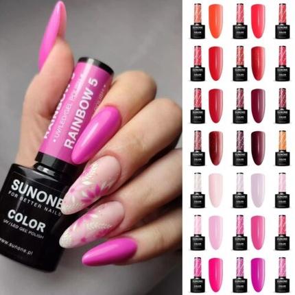 Produktbild Sunne Sunone Soak Off Hybrid UV LED Flexy Gel Maniküre Pediküre Nägel Farben 5ml (UV-Gel Lack)