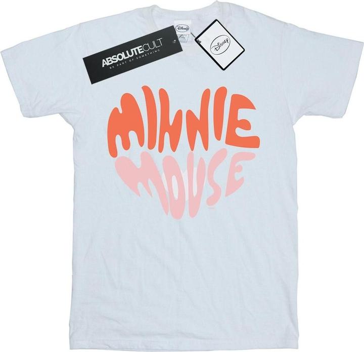 Actual product image Disney Mens Minnie Mouse Heart Shaped T-Shirt (S)